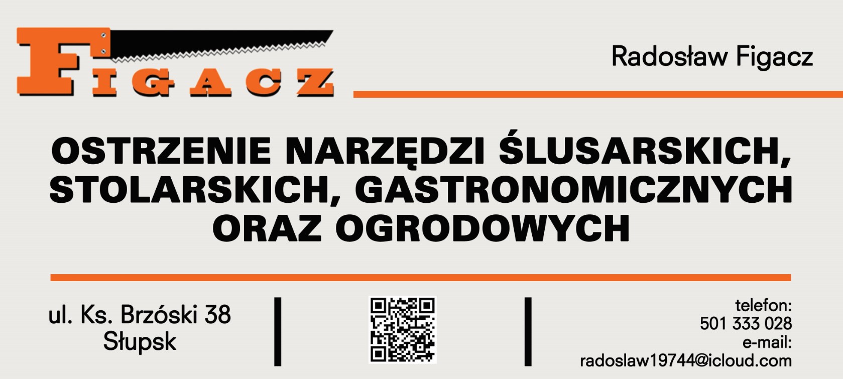 ZAKŁAD ŚLUSARSKI Radosław Figacz - ostrzenie narzędzi dla przemysłu SŁUPSK ostrzenie narzędzi dla przemysłu SŁUPSK